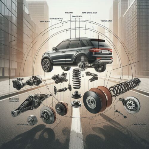 Rear suspension and brake parts for Kia Sonet 2024 – Export grade