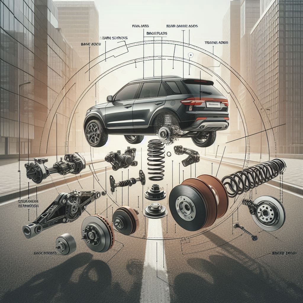 Rear suspension and brake parts for Kia Sonet 2024 – Export grade