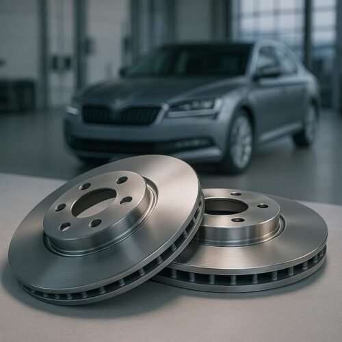 High-quality brake disc rotors for Skoda Superb and Octavia, engineered for global exports.