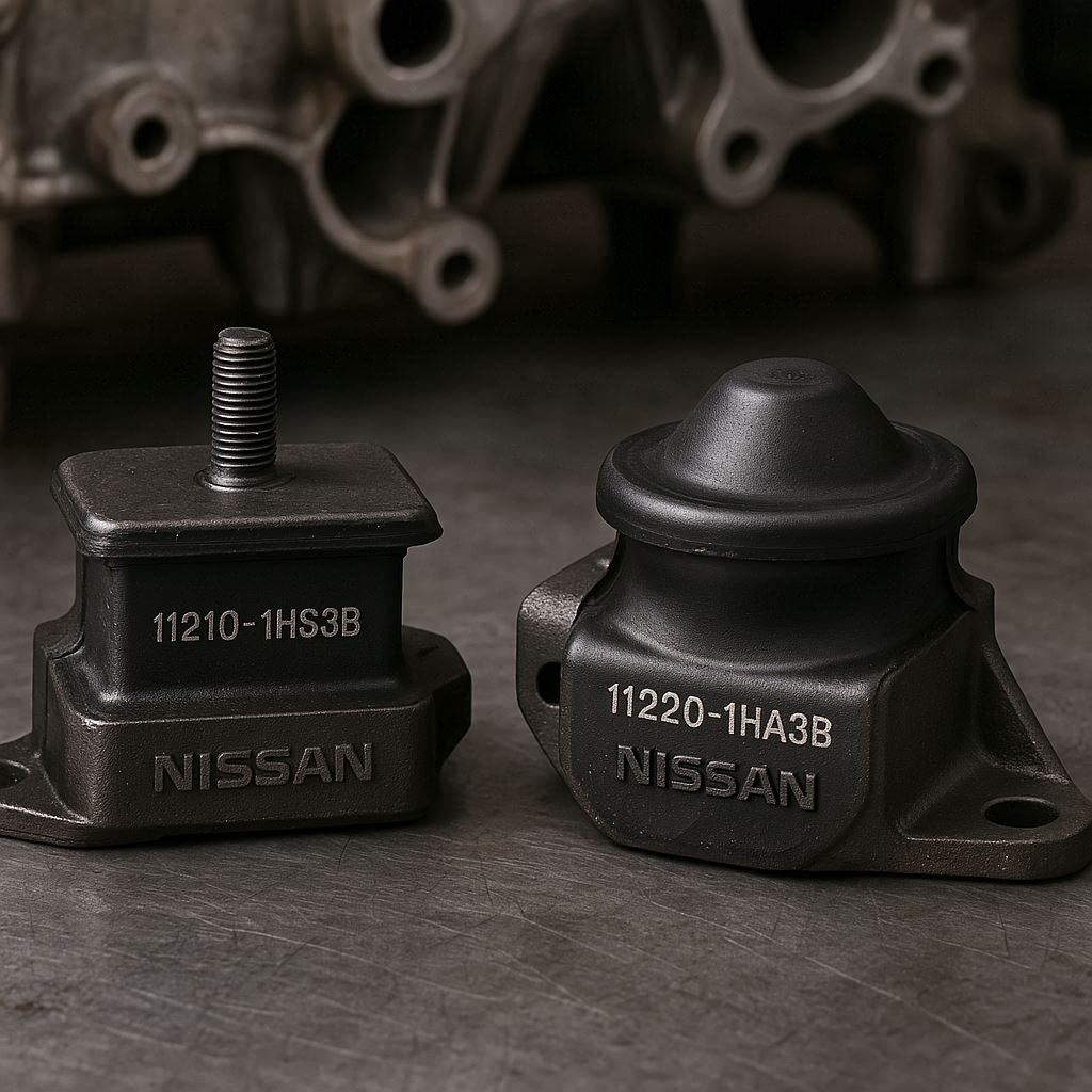 Engine insulators for Nissan global platforms – parts 11210-1HS3B & 11220-1HA3B