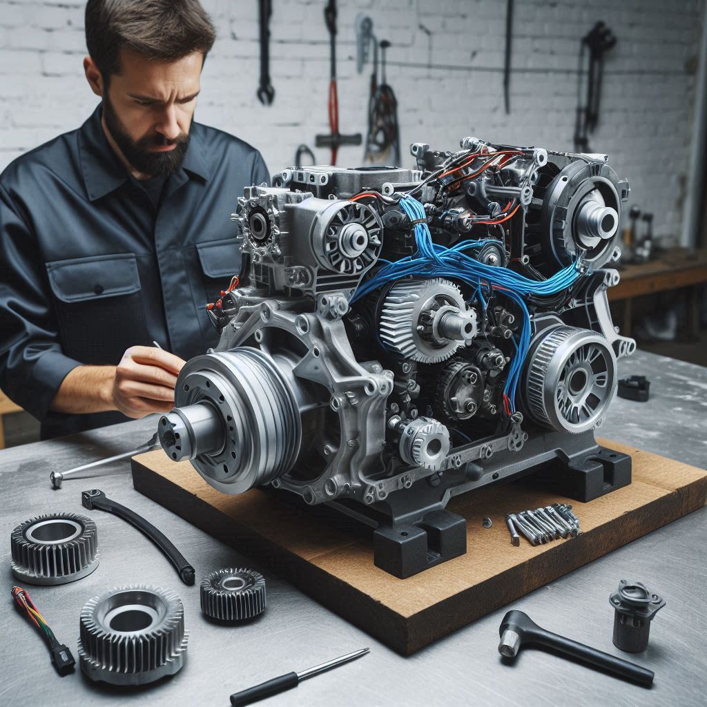 E-Axle and Drive Units for Electric Pickup Trucks during final testing