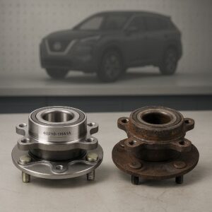 High-durability wheel bearings for Nissan export vehicles – parts 40210-1HA1A & 43210-1HA1A
