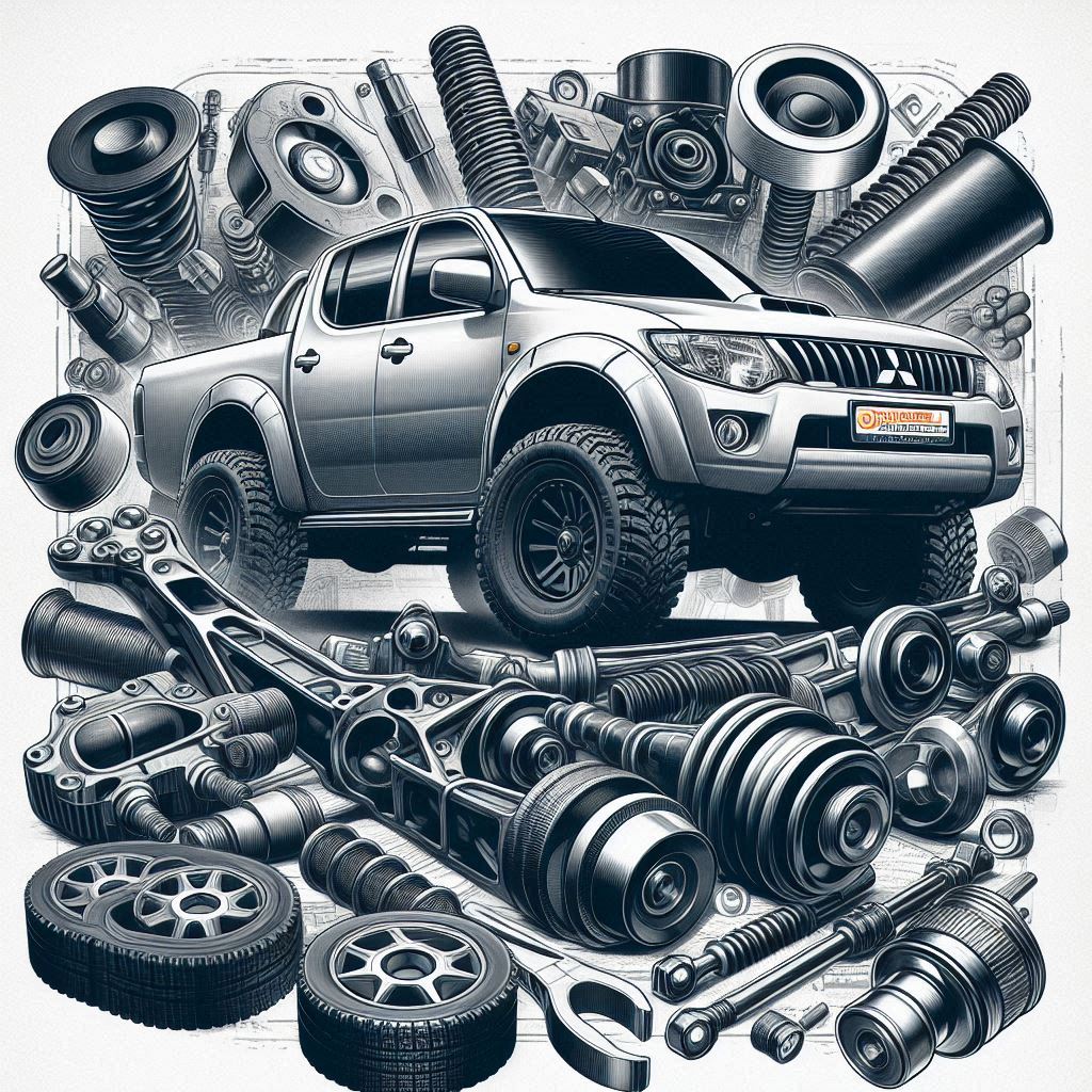 Engine and suspension parts for Mitsubishi L200 by Orangebell International