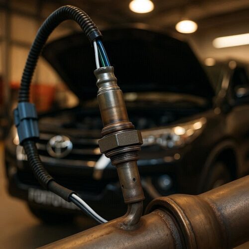 High-quality oxygen sensor for Toyota Fortuner ensuring efficient emission control and reliable engine performance for export markets