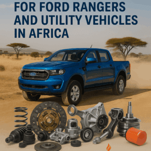 Ford Ranger spare parts in Africa with utility vehicle and Orangebell International branding