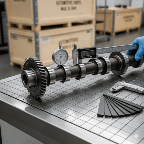 Precision-engineered camshaft assembly designed for heavy-duty pickup engines