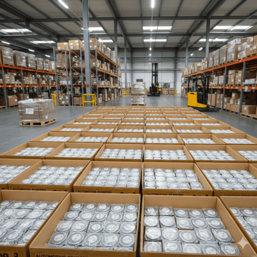 export packaging for automotive parking sensors