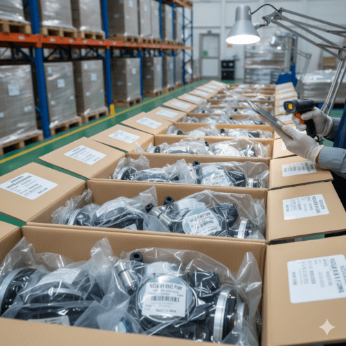 automotive brake pump export packaging