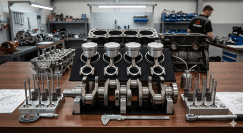 Mitsubishi Pajero engine components for UAE export