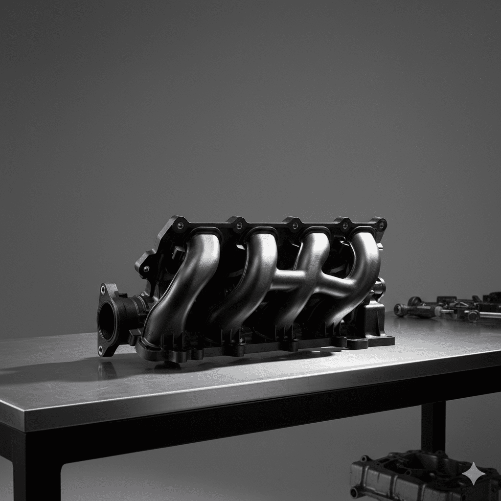 Intake manifold assembly designed for MPV engine airflow