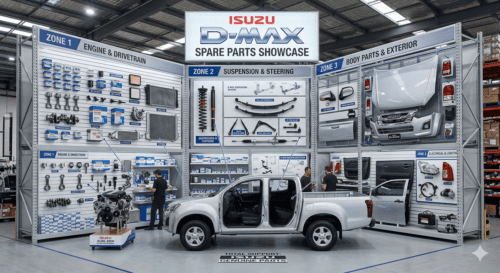 Isuzu D-Max spare parts for Saudi Arabia export