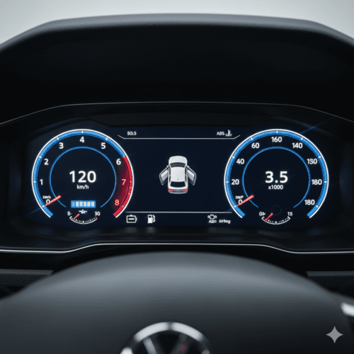 digital instrument cluster for Volkswagen Polo dashboard