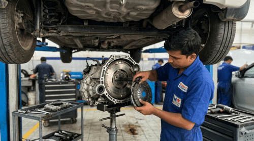 Maruti Suzuki Swift clutch plate installation