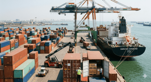 Auto parts shipment from India to Saudi Arabia