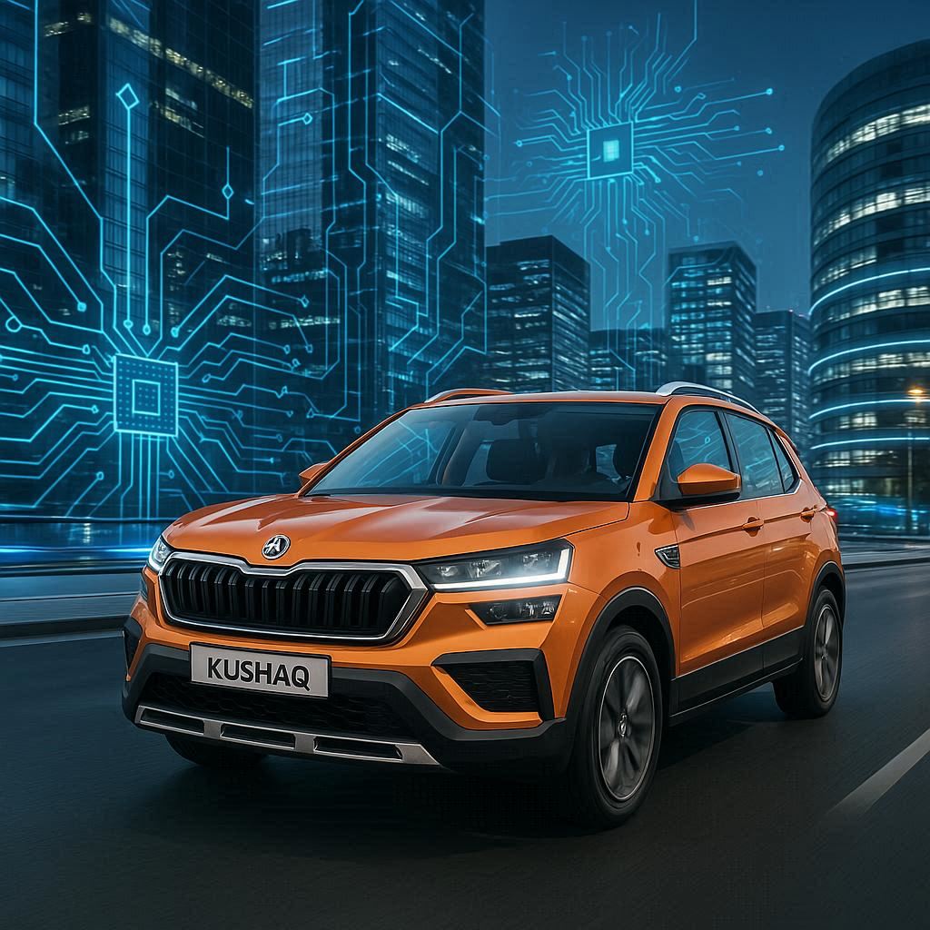 Close-up of ECU unit for Skoda Kushaq and Slavia