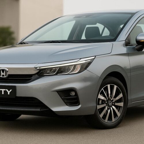 Side mirror assembly with indicator for Honda City