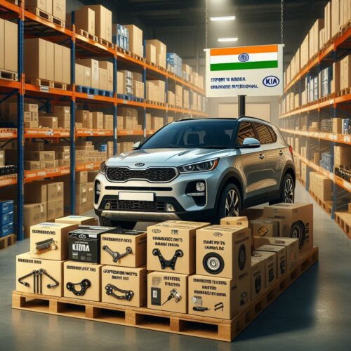 Export-quality Kia and Hyundai SUV spare parts from India by Orangebell International